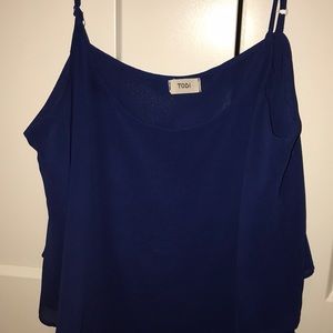 Blue tank top